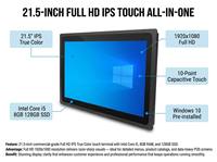 PC tout-en-un industriel à écran tactile 2026, système de point de vente complet Windows 10, Intel Core i3/i5/i7, 8 Go de RAM DDR3