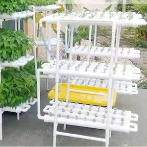Wasserkultursystem mit 72 Löchern Kits, vertikale Wasserkultur-PVC-Pippe-Anlage Gemüse mit 12 V Wassertompe - Product Image 4