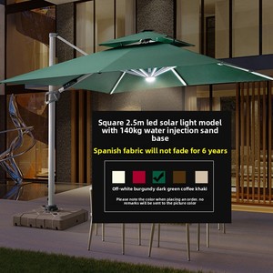 야외 공간 커버리를위한 안뜰 별장 마당 정원 마당에 대한 현대적인 디자인 야외 파라솔 상업용 로마 태양 우산 - Product Image 2