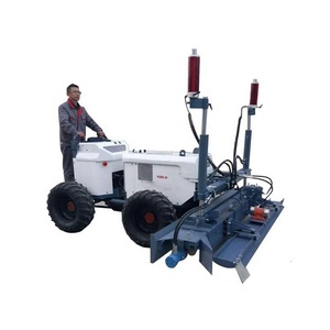 YZ25-6หกล้อเลเซอร์เครื่องปรับระดับเลเซอร์คอนกรีตเครื่อง Screed ปรับระดับตัวเองเครื่อง Screed