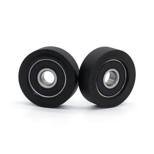 Roulettes de porte et de fenêtre plates 625RS fournies par le fabricant, 5*22*7mm, roulements pour salle de douche, revêtement en caoutchouc plastique, rouleaux en acier - Product Image 3