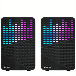 Haut-parleurs pour ordinateur portable/<span class=keywords><strong>PC</strong></span>, prix d'usine, 2.0 USB filaire, jeu portable, léger, lumineux, double canal, lumière arc-en-ciel - Product Image 2