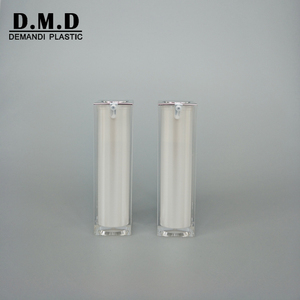 15 Ml 30Ml Chất Lượng Cao <span class=keywords><strong>50Ml</strong></span> 1Oz Vàng Sang Trọng Ngọc Trai Trắng Đen Acrylic Vuông Không Có Không Khí Bơm Chai Cho Kem Dưỡng Da - Product Image 4