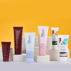 Tuýp nhựa PE đựng mỹ phẩm, in ấn tùy chỉnh, bán buôn, dung tích 10ml 15ml 20ml 30ml 75ml 250ml, dùng đựng kem dưỡng da, lotion - Product Image 1