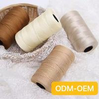 Dimuni 250g Crochet plat 2,5 mm, Fil de soie glacée 4,0 mm, Fil à tricoter écologique absorbant l'humidité, Grand cône, Couture de printemps