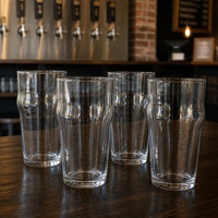 Verre à bière de blé standard 470 ml, logo personnalisé OEM pris en charge pour restaurants, fêtes à domicile, approvisionnement en gros