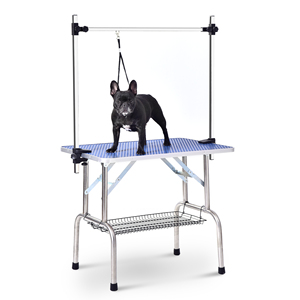 MT MEDICAL - Table de toilettage pour chien pliable en acier inoxydable, réglable en hauteur, portable, pour salon de coiffure pour animaux - Product Image 5