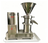 Mulino Colloidale GN-50 10-30kg/h per la Produzione di Burro di Cacao e Arachidi, Macchina in Acciaio Inox 304 per la Macinazione di Noci per Piccole Imprese