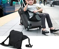 Siège de voyage pour enfants, chaise portable, valise à roulettes pour enfants, siège enfant pour bagages, porte-enfant personnalisé pour bagages à main