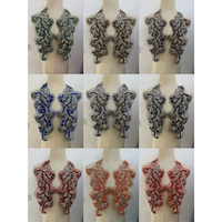Patch Bunga 3D Berhias Manik-Manik J.KAELUM Kristal Berkilau Rhinestone Aplikasi Jahit untuk Gaun Pengantin & Gaun Malam