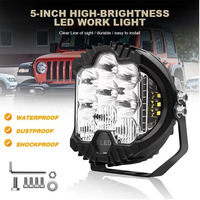 Luz de Trabajo LED Deportiva para Automóvil, 7 Pulgadas, 12V, 6000K, para Lada Todoterreno 4X4, Faro Auxiliar de Conducción