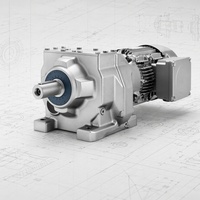 Motor Gearbox Helikal Innomotics D69 D89 3-Tahap In-line untuk Penanganan Material Berat