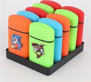 Customized logo Is Welcome 2023 New Arrival Rubber <strong>Windproof</strong> Torch <strong>Lighter</strong> Plastic <strong>Lighter</strong> Factory Directly Supply - Product Image 1