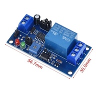 Module de relais temporisé 12V normalement ouvert avec réglage du temps pour applications de détection de vibrations