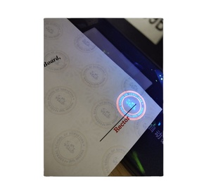 Papier A4 filigrané avec numéros de série, estampage à chaud, certificat avec logo UV invisible, impression de diplôme avec sécurité par reconnaissance vocale - Product Image 1