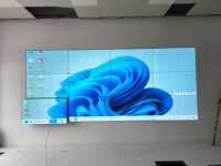 Écran de mur vidéo LCD à cadre de 1,7 mm, 450 cd, affichage mural, OEM ODM, direct usine pour centres commerciaux, aéroports, ascenseurs