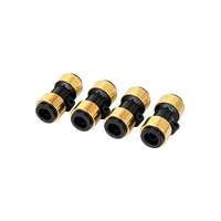 Nuevo Conector Neumático Rápido Lanteng JY-001 a Prueba de Explosiones con Carcasa de Latón, Adaptador Recto para Manguera de Aire y Tubo de Nylon