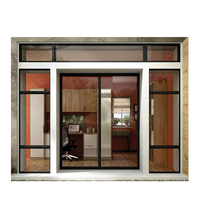 Portes en verre pour maisons porte coulissante en verre de balcon portes-fenêtres avec moustiquaire