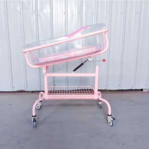 Culla Pieghevole Portatile di Alta Qualità per Neonati - Lettino Manuale per <span class=keywords><strong>Ospedale</strong></span> e Cura Domiciliare - Product Image 1