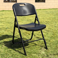 Chaises pliantes en plastique de qualité commerciale pour la location, résistantes aux intempéries, pour mariages, banquets de jardin, événements en plein air
