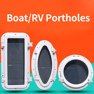 Porte-verre de fenêtre d'ouverture de phare latéral soudé boulonné fixe ignifuge pour pont de navire de bateau de yacht de bateau marin - Product Image 2