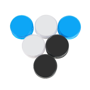 Rukioo JSS0019 fábrica logotipo personalizado 2 capas plástico clásico molinillo de hierbas 5,5*4,6 cm encendedores al por mayor para accesorios - Product Image 2