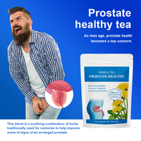 Thé aromatisé aux herbes bio pour la santé masculine, complément alimentaire pour la prostate, personnalisé OEM
