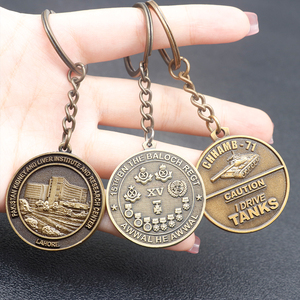 Proveedor Directo <span class=keywords><strong>de</strong></span> Fábrica <span class=keywords><strong>de</strong></span> Llaveros Personalizados, Llavero Conmemorativo Gubernamental Retro <span class=keywords><strong>de</strong></span> Metal - Product Image 2