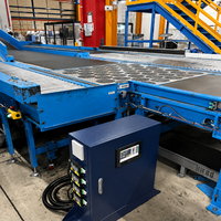 Système de tri automatique à roues pivotantes YJ-INTL, structure de plateau tournant modulaire à grande capacité, précision de 99,99 %