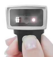 ECO-Q36 Mini Anillo Inteligente con Bluetooth, Lector de Códigos QR 2D, Escáner de Código de Barras Inalámbrico, Escáner de Código de Barras de Dedo