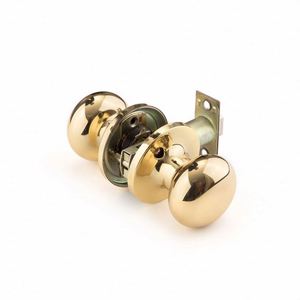 กุญแจล็อคประตู WEKIS รุ่น Gold Egg สำหรับทางเข้าห้องน้ำ แบบไม่ใช้กุญแจ  ระบบรักษาความปลอดภัยภายในบ้าน  ด้ามจับทรงกระบอก SS201 ระยะห่างแกนล็อค 60 มม. - Product Image 4