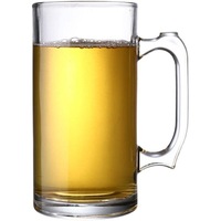 Grandes tasses à boire Chope à bière Verres 1 litre Chope à bière Verre lourd Verre à pinte Grand verre à vin