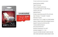 Carte Mini Evo Plus 4 Go 16 Go 32 Go 64 Go 128 Go 256 Go 512 Go U3 Carte mémoire TF pour téléphones mobiles Appareil photo 4K pour Samsung