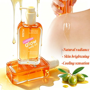 Huile Corporelle Lumineuse Personnalisée à l'Argousier et à l'Huile <span class=keywords><strong>de</strong></span> Rose Musquée : Éclat Naturel, Sensation Rafraîchissante - Product Image 1