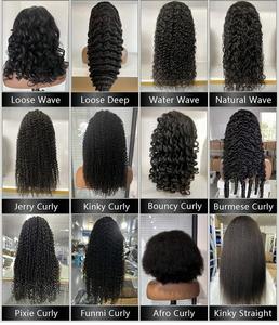 Perruques sans colle en gros, 100% cheveux humains, dentelle HD frontale, cheveux lisses <span class=keywords><strong>de</strong></span> 30 pouces, frontale <span class=keywords><strong>de</strong></span> 20 pouces, couleur BUG, perruques en cheveux humains pour femmes - Product Image 5