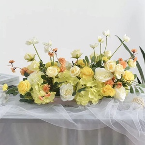 ดอกไม้ประดิษฐ์รูปดอกกุหลาบสีขาวดอกไม้ผ้าไหมประดิษฐ์สำหรับวันคริสต์มาสของแท้กลับโรงเรียนตรุษจีนขายดี - Product Image 4