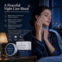 Krim Tidur Herbal OEM 20g Lavender Chamomile Aromatik, Krim Perawatan Malam yang Menenangkan, Balsem Perawatan Malam, Krim Pelembap Kulit