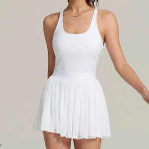 Nouvelle robe de sport en maille à dos nu pour le tennis, séchage rapide, pour la danse et le fitness, pour femme - Product Image 1