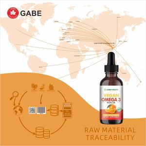 Gotas Veganas de Omega 3 para Adultos, Extracto de Algas, Salud del Corazón y el Cerebro, Suplementos a Base de Plantas de Marca Privada - Product Image 3