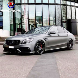 Kit de carrocería de coche deportivo, piezas de carrocería, rejilla de parachoques delantero, <span class=keywords><strong>2014</strong></span>-19y Class 4 puertas upgrade 205 mejora a C63 C43 - Product Image 4