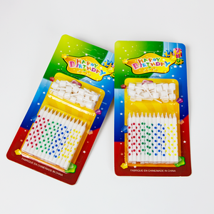 Bougies droites arc-<span class=keywords><strong>en</strong></span>-ciel 24 pièces à combustion propre et sans fumée, avec supports, faible MOQ – Meilleures ventes - Product Image 2