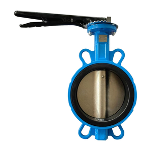 Vanne papillon manuelle à turbine, bride en PTFE, caoutchouc, PVC, acier inoxydable, joint rigide, DN25-1200, <span class=keywords><strong>disque</strong></span> en acier inoxydable 304, vanne papillon - Product Image 1