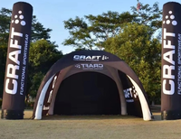 Tente Gonflable Géante pour Événements, Expositions et Sport, Dôme Publicitaire Gonflable, Tente Araignée Gonflable, Chapiteau Gonflable