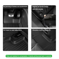 Haute qualité meilleure vente TPE tapis de voiture tapis de sol de voiture Protection tous temps pour 2015-2023 Toyota Hilux accessoires intérieurs