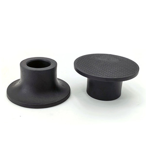 Patins de protection en caoutchouc noir Shih Hung Plastics pour pieds de meubles et supports d'étagères de rangement de placard - Product Image 4