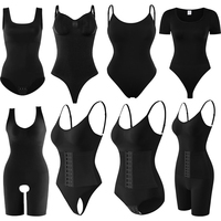 Body Sculptant Gainant Sans Coutures Gaine Amincissante Sculpteuse de Taille avec String Grande Taille Contrôle Ventre pour Femme