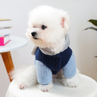 Vêtement d'hiver pour chien, design lapin de dessin animé, veste à capuche épaisse et chaude pour chien, vêtements pour animaux de compagnie de haute qualité