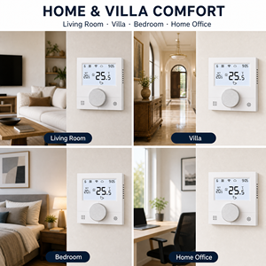 Termostato Wireless Programmabile Smart Wifi Tuya per Caldaie o Sistemi di Riscaldamento dell'Acqua - Product Image 6