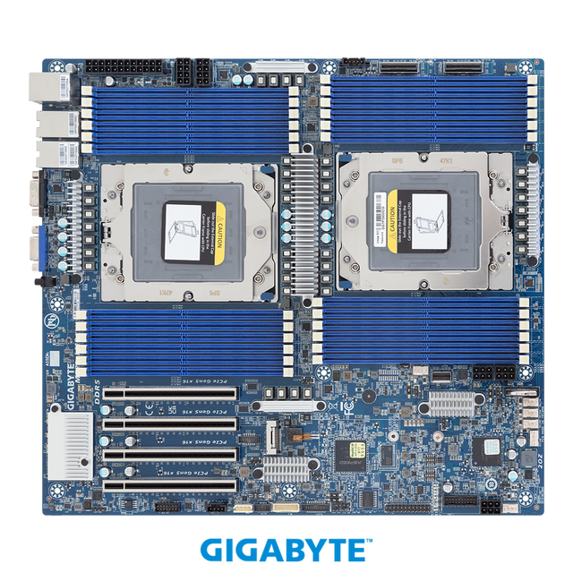 MZ73-LM1 MZ73-LM0 9004 DP Server Board Gen4 E-ATX Form Factor Double Integrated 3 Year Warranty Supports 128 Server Motherboards