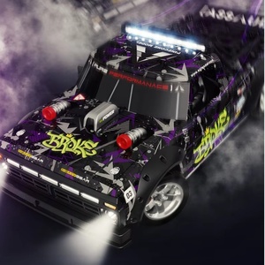 Coche de Derrape RC 1/10 2WD 4WD Conmutable con Giroscopio <span class=keywords><strong>ESP</strong></span>, <span class=keywords><strong>Servo</strong></span> de 6KG, Alcance de 300m, Carrocería de PVC Totalmente Proporcional, Camioneta de Control Remoto - Product Image 4